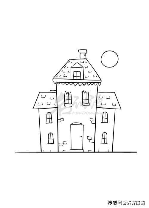 房屋设计怎样画图好看一点,房屋设计图简笔画